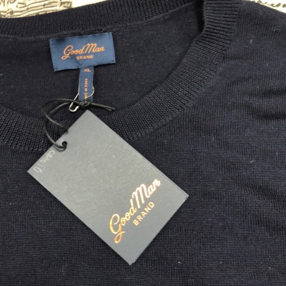 Good Man Brand Mvp Slim Fit Colorblock Wool Sweater - Picture 5 of 6